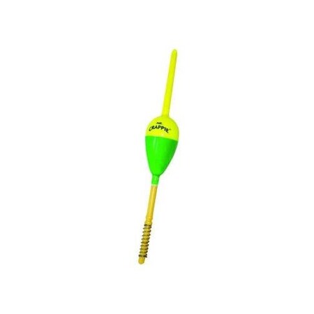 Mr. Crappie Spring Thang Balsa Spring Oval Floats 34 YellowGreen 583-SS-36YG